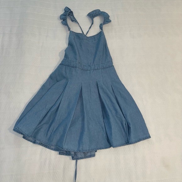 DO+BE Dresses Nwt Dobe Denim Dress With Shorts Underneath Runs